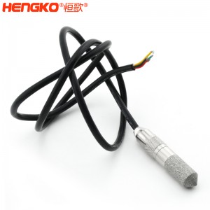 廠家定制RHT20 RHT30遠(yuǎn)程監(jiān)控溫濕度測量傳感器探頭防塵防水高精度博物館可用