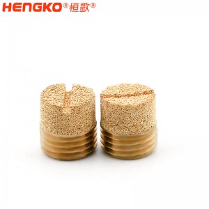 廠家生產(chǎn)加工1分2分4分8分青銅HD型消音器耐高溫消音降噪，氣動(dòng)元件電磁閥堵頭消音器