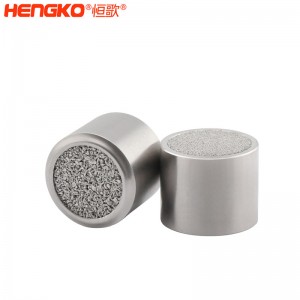 廠家定制0.2-90微米多孔金屬氣體傳感器防爆外殼，隔火焰耐腐蝕316L不銹鋼防爆片