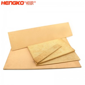 廠家直銷 銅粉末顆粒燒結(jié)透氣板 銅大規(guī)格燒結(jié)過濾板 按需求定制