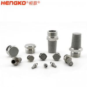 工廠直銷(xiāo)燒結(jié)黃銅青銅氣動(dòng)排氣消聲器1/8″油閥濾油器