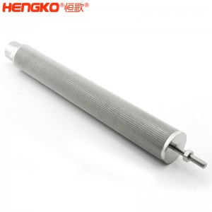 恒歌定制版不銹鋼網濾芯,高強度微米級醫(yī)用不銹鋼網濾筒