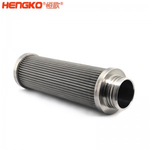 廠家直銷不銹鋼燒結(jié)多層絲網(wǎng)濾芯耐腐蝕易清洗，用于制藥化工