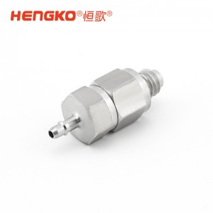 恒歌316不銹鋼粉末燒結(jié)濾芯多孔金屬高精度限流氣阻過(guò)濾器