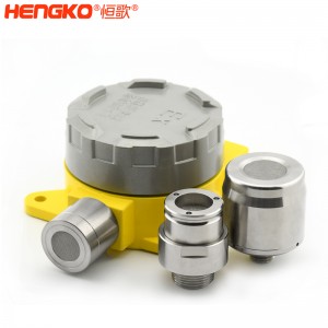 恒歌氣體檢測(cè)儀連續(xù)在線檢測(cè)(無(wú)顯示)信號(hào)輸出4-20mA適用于電化學(xué)氯氣