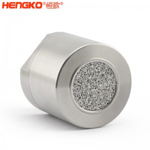廠家供應不銹鋼氣體傳感器外殼微孔燒結耐用防爆濾芯，應用于真空室