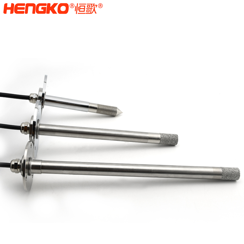 恒歌直銷平頭/尖頭不銹鋼溫濕度傳感器探頭帶電線,用于土壤農(nóng)業(yè) Featured Image